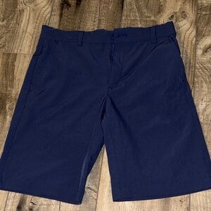 Vineyard Vines Boys Deep Navy Flat-Front Shorts